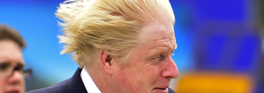 Boris Johnson cheveux surfeur